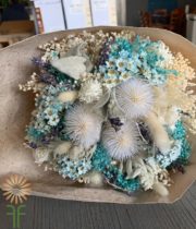 Light Blue Pastel Dried Mixed Deluxe Bouquet
